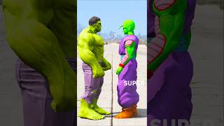 GTA V : HULK VS PICCOLO MATCH, WHO IS RICHER ? 🤑 #shorts