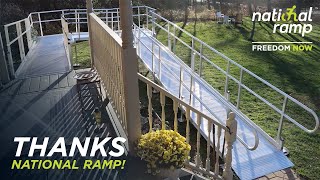 Dave Got A Ramp Installed For His Father-In-Law