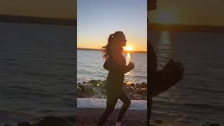 RUN with Hoka #running #sunset #vancouver