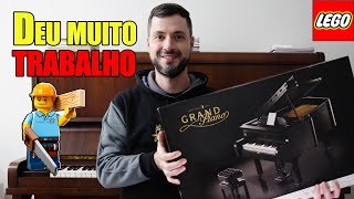 Building a Lego Grand Piano (Montagem do Piano da Lego) - Vídeo comemorativo de 10 ANOS do canal!