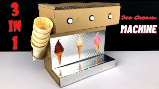 How to Make Ice Cream Machine at Home from Cardboard