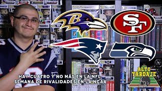 Previo a la Semana 13 NFL. Semana de rivalidades en la NCAA.