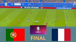 PORTUGAL vs FRANCE - UEFA EURO 2024 Final | Full Match All Goals | FC 24 Gameplay