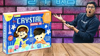 Crystal Making Lab - How to make Crystal at home - Unboxing and Play Peephole View Toys