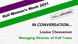 Hull Women's Week: In Conversation...with Louise Cheeseman