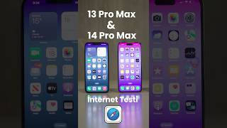 Dev Karsilastirma: 13 Pro Max, 14 Pro Max'e Karşı | Internet Test #shorts