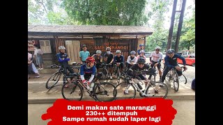 uji mental, gowes lebih dari 200 kilometer, jakarta - purwakarta