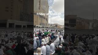 Friday at makkah no space for prayer more inside mataf #makkah