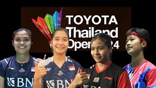 Skuad Bulutangkis Indonesia di Thailand Open 2024 Badminton