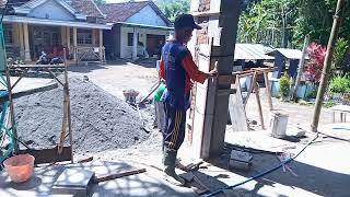 Cara simpel memasang tiang Plengkung masjid