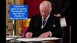 Accession Proclamation of King Charles III read at the Leeds Civic Hall 11 September 2022