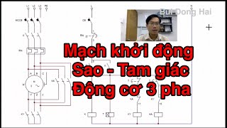 Mạch chạy sao - tam giác động cơ 3 pha | Mạch thường phỏng vấn điện công nghiệp