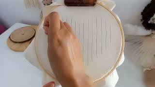 #01 Como Fazer Ponto Corrido | Running Stitch | Bordado Livre