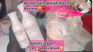 Becute skin polish bleach review/@Glowupguide-h8h