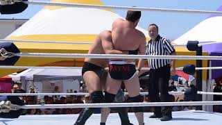 NORTHLAND WRESTLI NG  at Ribfest July,14,2018 at the Voyager Inn North Bay Ontario part 1