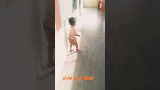 Alex is running in the corridors of the school#GHSKrishnaColony#Alex#Playing#22monthsold