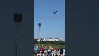 Air stunt at Air Base Detroit #airplane #usa #airshow #funny