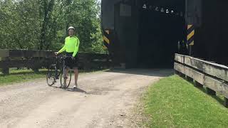 Ashtabula Covered Bridges 56 mile bicycle ride 6/4/19