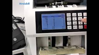 XD-880 CIS Money Counter Machine Value Bill Detector