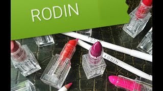 Rodin lipstick and lip-liners review