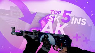 RUST - TOP 5 COOL ak skins in 2022