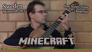 Sweden - Minecraft OST | Guitar Cover - free Score/Tabs/Analysis