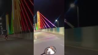 Star Bazaar Cable Bridge Night Scene Surat City| #suratvlog #surat #trendingreels