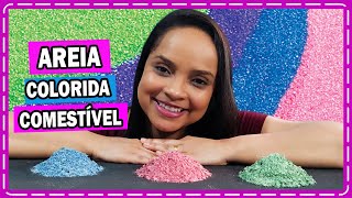 COMO FAZER AREIA COLORIDA E COMESTÍVEL | ATIVIDADE SENSORIAL- Samanta Santos