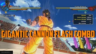 Xenoverse 2 Combo Gigantic Cannon Flash