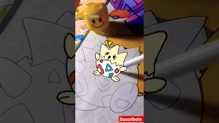 🔥🍃 ¿Qué movimientos puede aprender TOGEPI? 💧⚡| PINTANDO A TOGEPI #shorts #togepi #pokemon