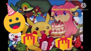 Happy 20th birthday pikachu