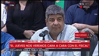 Pablo Moyano, sobre su llamado a indagatoria, Está todo armado