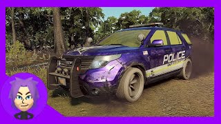 Off Road Racing in The Police Ford Explorer Interceptor