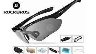 ROCKBROS POLARIZED CYCLING SUNGLASSES | UNBOXING