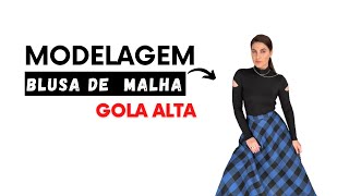 Modelagem de uma blusa de malha! #modelagem