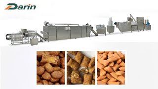 How to make Pillow Shaped Dog Food/Core Filled Dog Food Processing/Chocolate Filling Snacks Machine