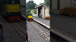 BHLR diesel locomotive 'ben' arrives into the station 3/8/23