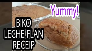 BIKO LECHE FLAN RECIPE,BIKO (FILIPINO RICE CAKE)