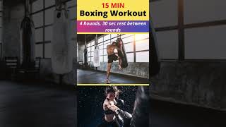 15 MIN Boxing workout | Boxing workout for self defense | #shorts