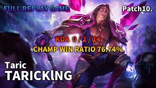 MID Taric VS Sylas Replay S10 / 미드 타릭 VS 사일러스 관전 시즌10 - 0/2/14 Patch 10.1 KR