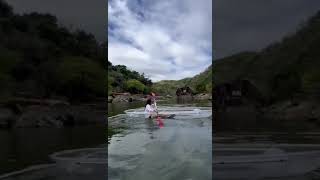 KAYAK BOAT ENJOY ANG SUMMER KASAMA ANG PAMILYA SA BITBIT RIVER  #viral #shortvideo #enjoy