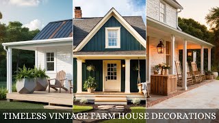 Transform Your Home with Timeless Vintage Cozy Farmhouse Decorations | Timeless Rustic Charm Ideas