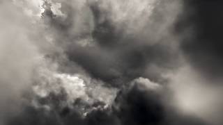 ( CGI 4k Stock Footage ) Dark film noir clouds seemless loop 29