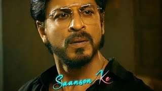 Raees - Dialogue edit 💔🎧 | Sharukh khan | Saanson Ke | Whatsapp Status | Latest Video 2022