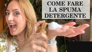 COME FREARE LA SPUMA DETERGENTE! Facilissimo con acqua macellare! ( beauty) OMBRETTA