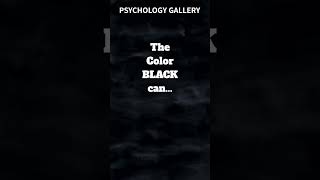 The AMAZING TRUTH about the COLOR BLACK!!! 😎#shorts #shortsvideo #motivation #psychology