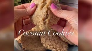 Coconut cookies | Galletas de coco