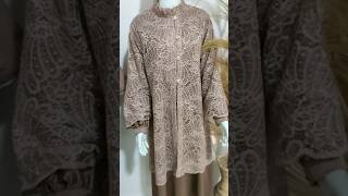 gamis dengan outer bruklat