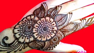 Back hand simple mehndi design |Very easy mehndi design |mehndi design back hand |Mehndi design