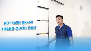 Thang nhôm rút đơn NK48 - Chiếc thang Quốc dân #thangnhom #nikawa #nikawavn #thangnhomcaocap